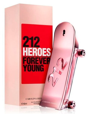CAROLINA HERRERA 212 HEROES FOREVER 80ML FEMININO